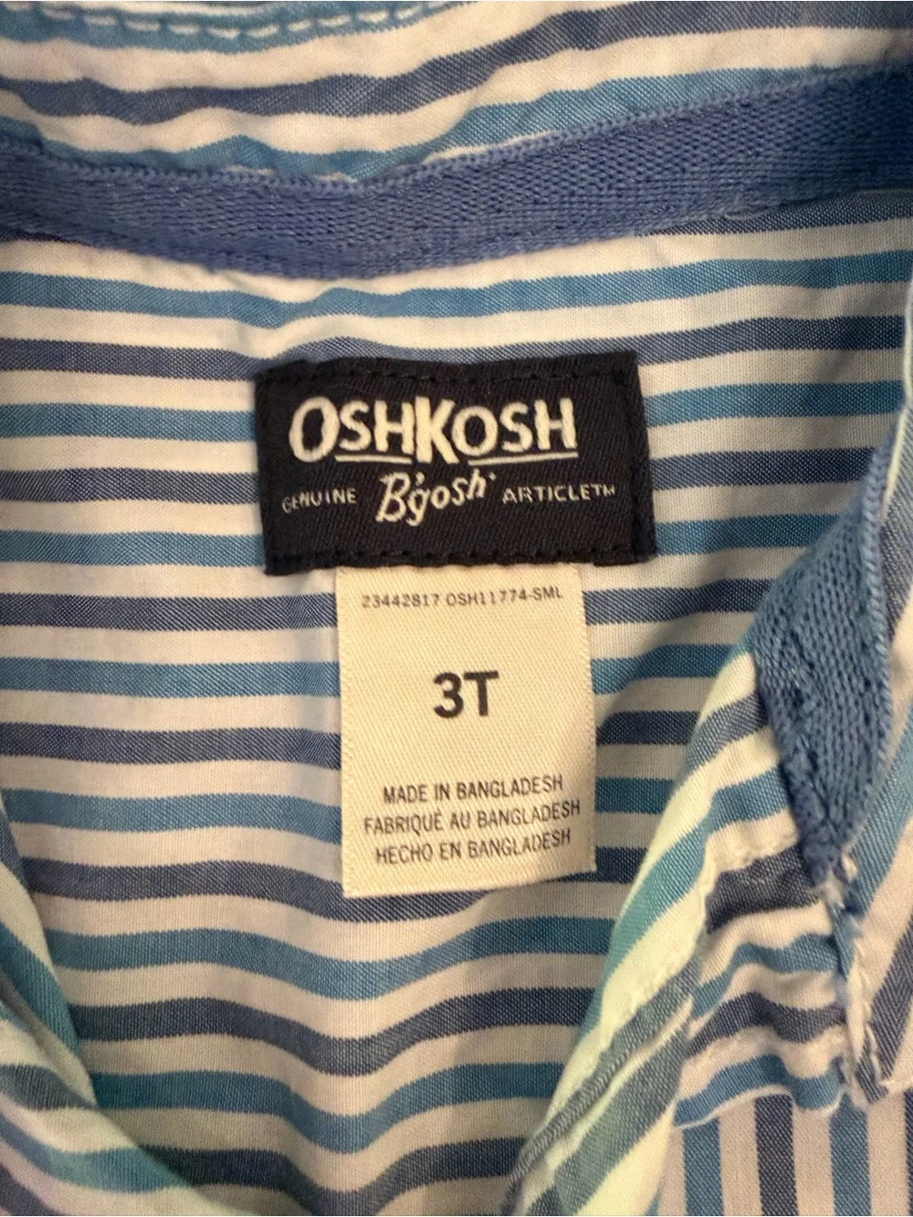 NEW & NWOT! Oshkosh Boys Short & Long Sleeve Dress Shirts Size 3
